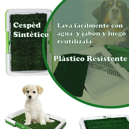 BAÑO ECOLÓGICO Y PORTÁTIL  PARA PERROS